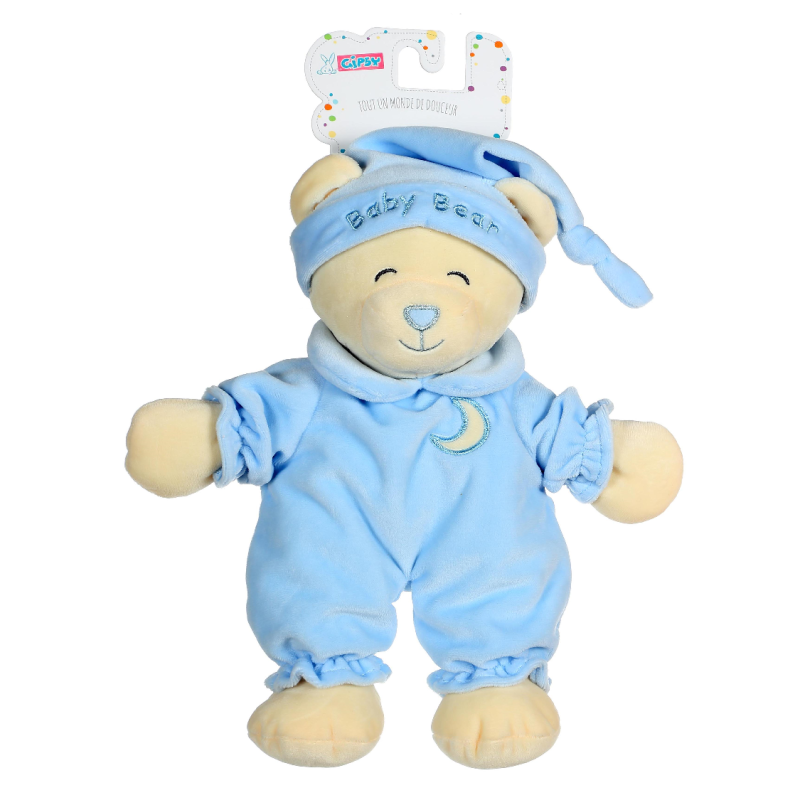  baby bear soft toy blue 30 cm 
